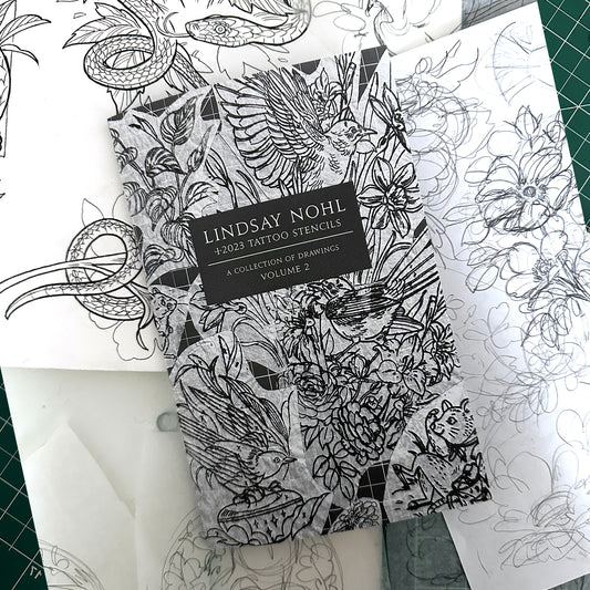 Pre-Order: 2023 Tattoo Stencils Zine: Volume 2